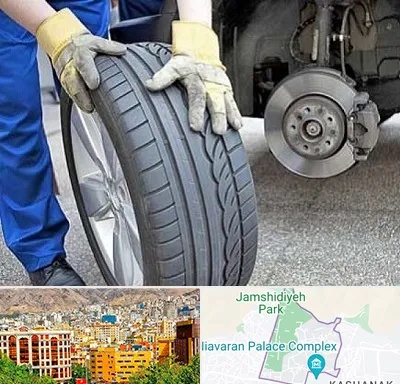 پنچرگیری در نیاوران 