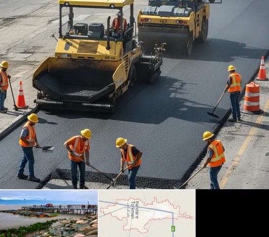 آسفالت کاری در بندر ترکمن