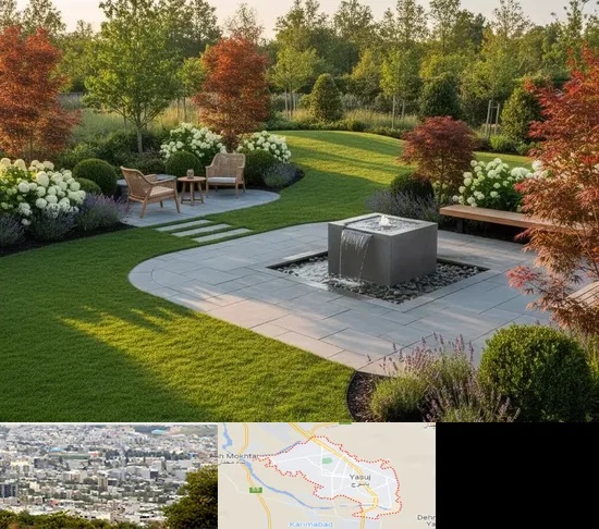 محوطه سازی در یاسوج