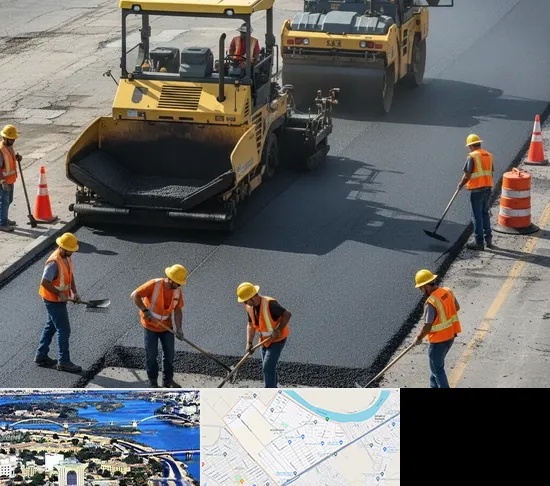 آسفالت کاری در کوروش اهواز
