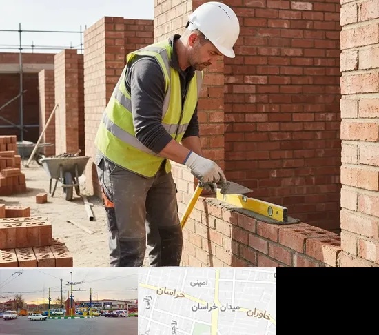 دیوار چینی و دیوار کشی در میدان خراسان
