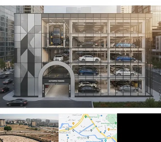 اجرا پارکینگ طبقاتی مکانیزه در کوی وحدت شیراز