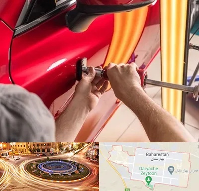 صافکاری با دستگاه مکش در بهارستان