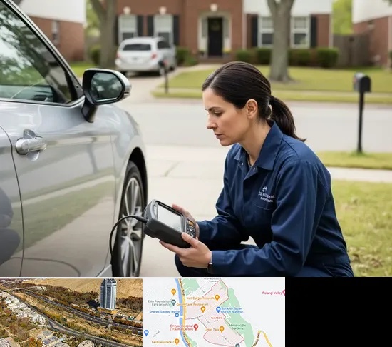 دیاگ خودرو در خیابان نیایش شیراز