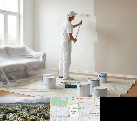 نقاشی ساختمان در گیشا