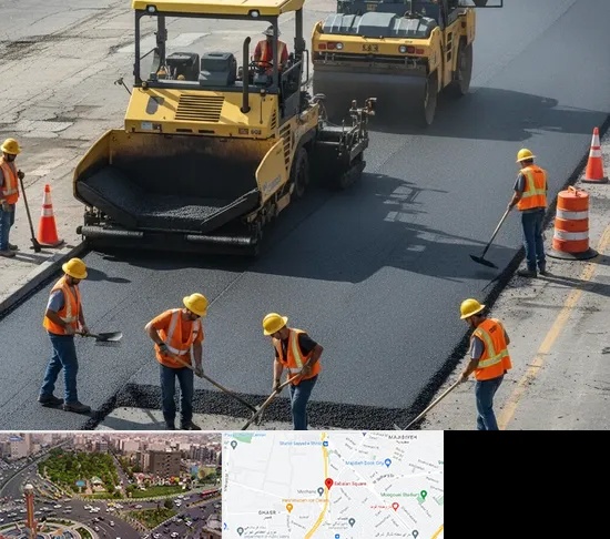 آسفالت کاری در سبلان