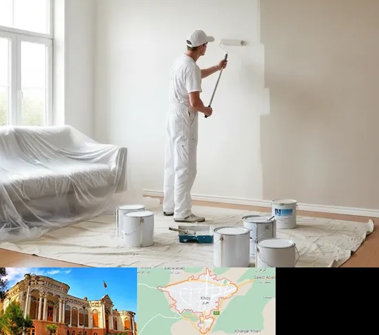 نقاشی ساختمان در خوی