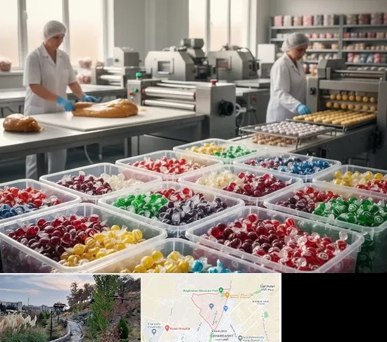 آبنبات پزی در باغستان کرج