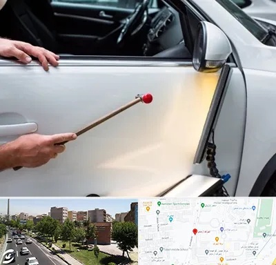 صافکاری بدون رنگ در شهرک آزمایش 