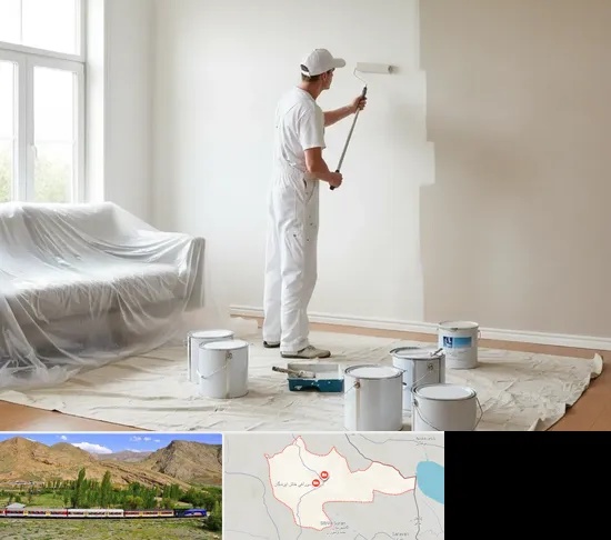 نقاشی ساختمان در خاش