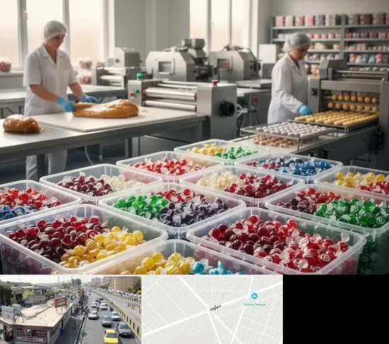 آبنبات پزی در خیابان دماوند