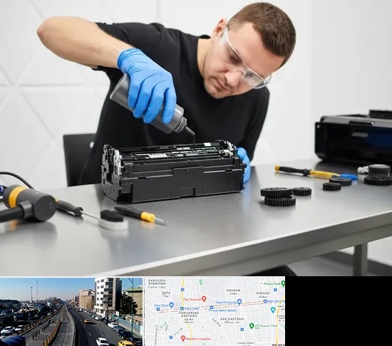 شارژ کارتریج پرینتر در پیروزی