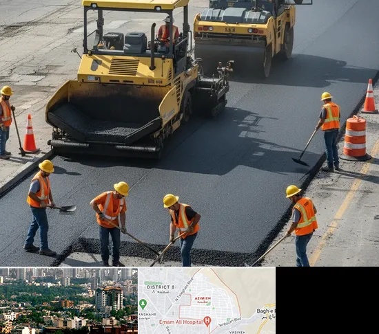 آسفالت کاری در عظیمیه کرج