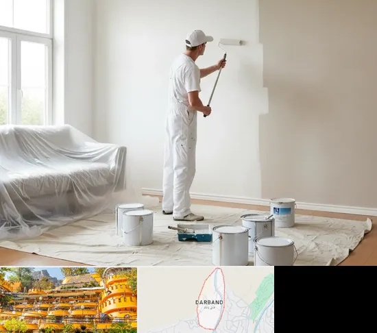 نقاشی ساختمان در دربند