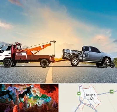 یدک کش شبانه روزی در دلیجان