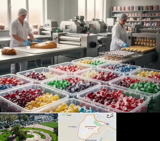 آبنبات پزی در مهرشهر کرج