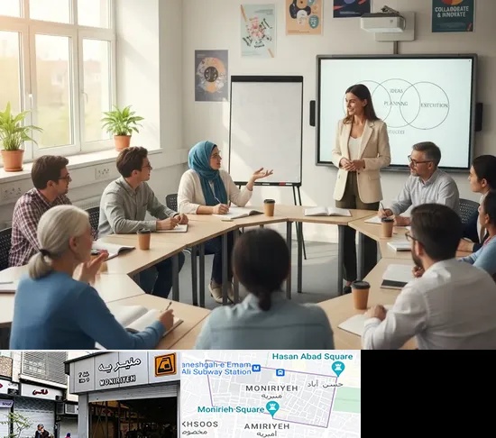 مدرسه بزرگسالان در منیریه