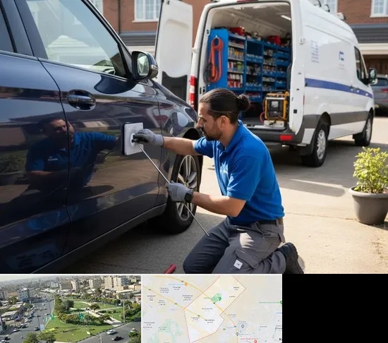 صافکاری سیار در کمال شهر کرج