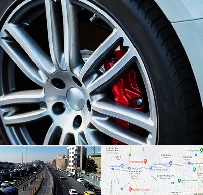 لاستیک فروشی در پیروزی