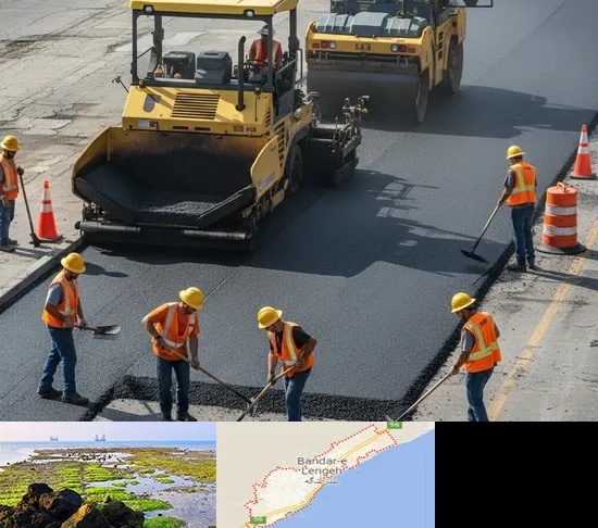 آسفالت کاری در بندرلنگه