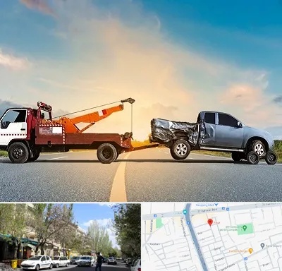 یدک کش شبانه روزی در کوی فیروز تبریز