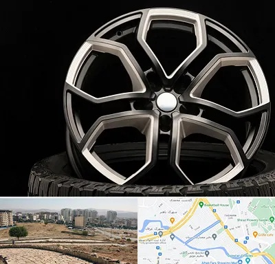 فروشگاه رینگ و لاستیک در کوی وحدت شیراز