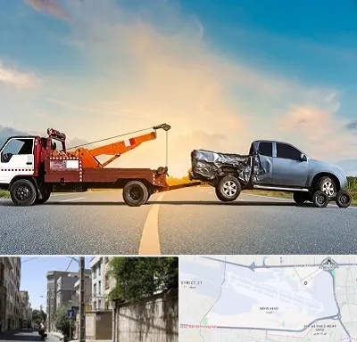 یدک کش شبانه روزی در مهرآباد