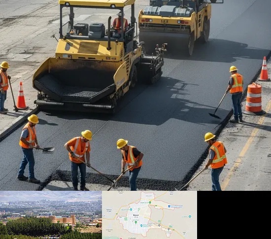 آسفالت کاری در بیرجند