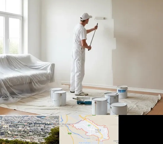 نقاشی ساختمان در یاسوج