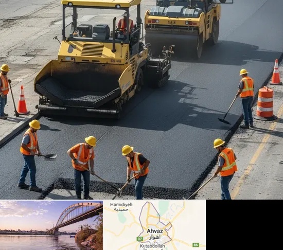 آسفالت کاری در اهواز