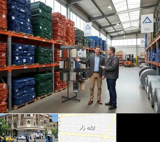 فروش ورق شیروانی و گالوانیزه در لاله زار