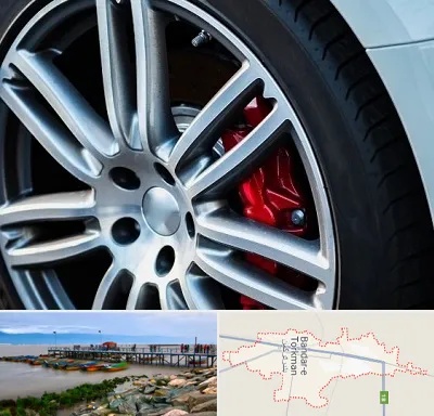 لاستیک فروشی در بندر ترکمن