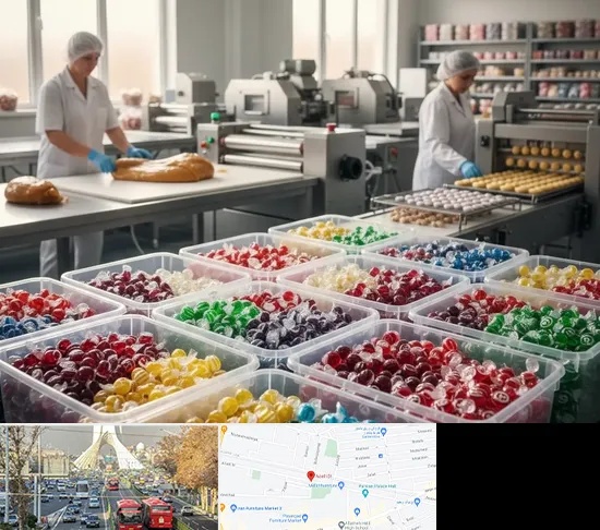آبنبات پزی در خیابان آزادی