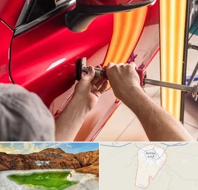 صافکاری با دستگاه مکش در گرمسار