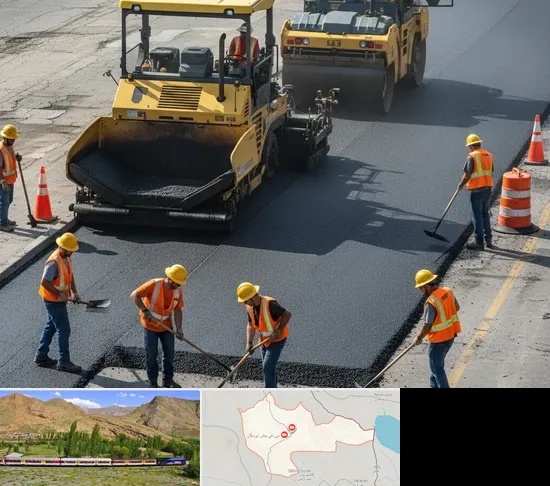 آسفالت کاری در خاش