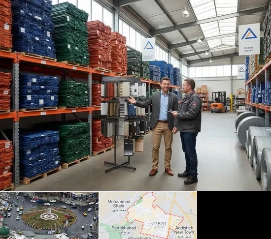فروش ورق شیروانی و گالوانیزه در فردیس کرج