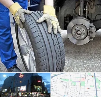 پنچرگیری در بلوار اباذر