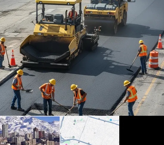 آسفالت کاری در ازگل