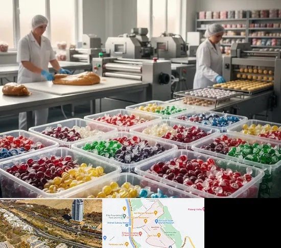 آبنبات پزی در خیابان نیایش شیراز
