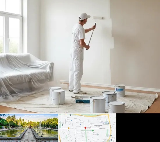 نقاشی ساختمان در سرسبز