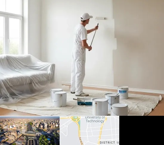 نقاشی ساختمان در استاد معین