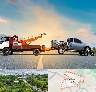 یدک کش شبانه روزی در البرز