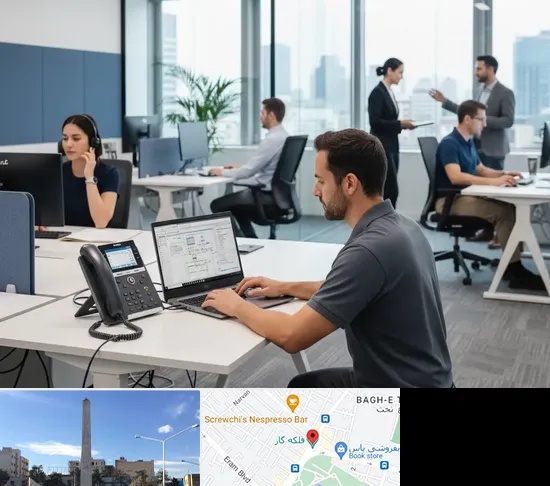راه اندازی مرکز تلفن Voip در فلکه گاز شیراز