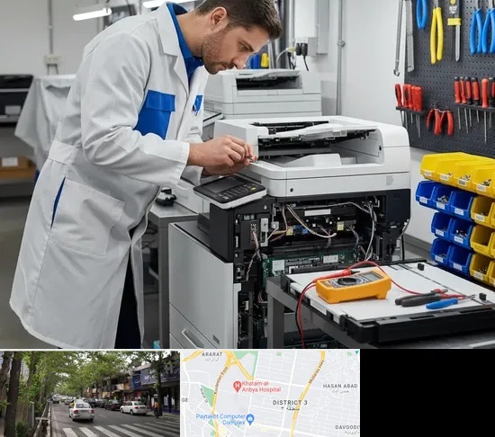 تعمیر پرینتر ریکو RICOH در ظفر