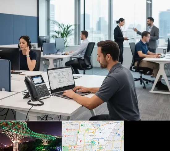 راه اندازی مرکز تلفن Voip در منطقه 3 تهران