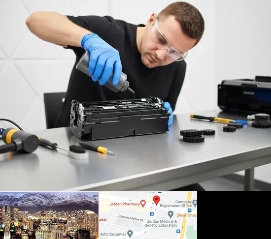 شارژ کارتریج پرینتر در جردن