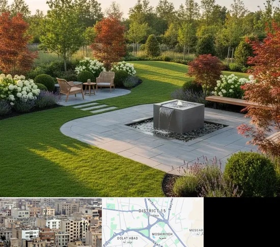 محوطه سازی در جنوب شرق تهران