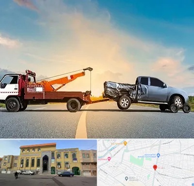 یدک کش شبانه روزی در زنبیل آباد قم