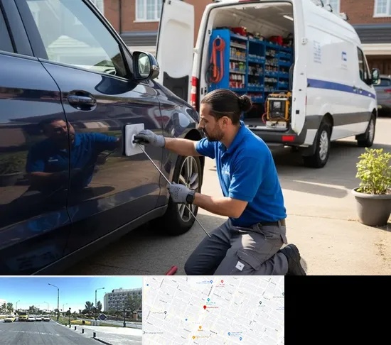 صافکاری سیار در بلوار کلاهدوز مشهد
