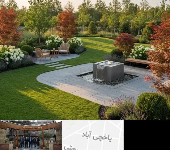 محوطه سازی در یاخچی آباد